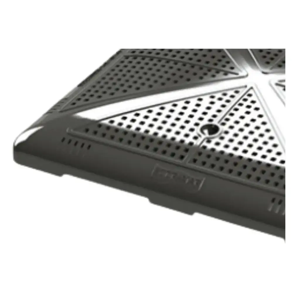 Tampa prata para dreno de fundo 23X23CM 15M³/H Sodramar — fotografia 3