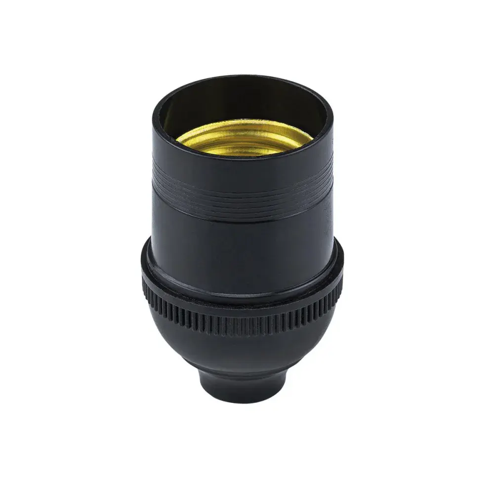 Porta lâmpada Liege baquelite E27 pr — fotografia de referência