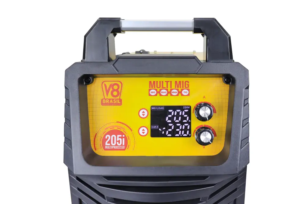 Máquina de solda multiprocesso 205I 220V V8 brasil — fotografia 6