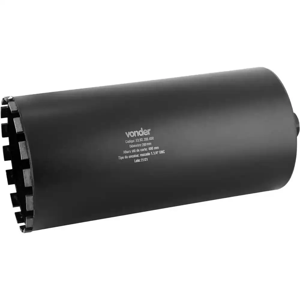 Coroa Diamantada 200mm x 450mm VONDER — fotografia de referência