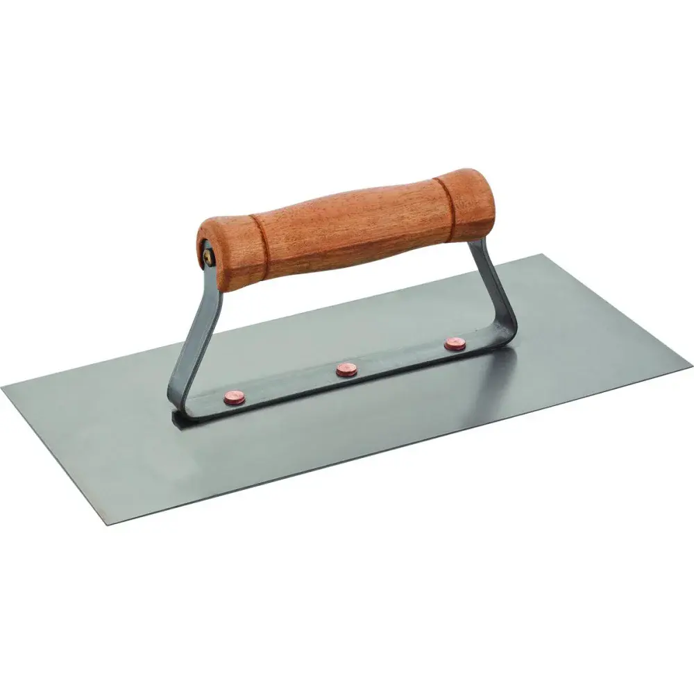 Desempenadeira aço lisa 35 x 12CM cabo fechado Worker — fotografia de referência