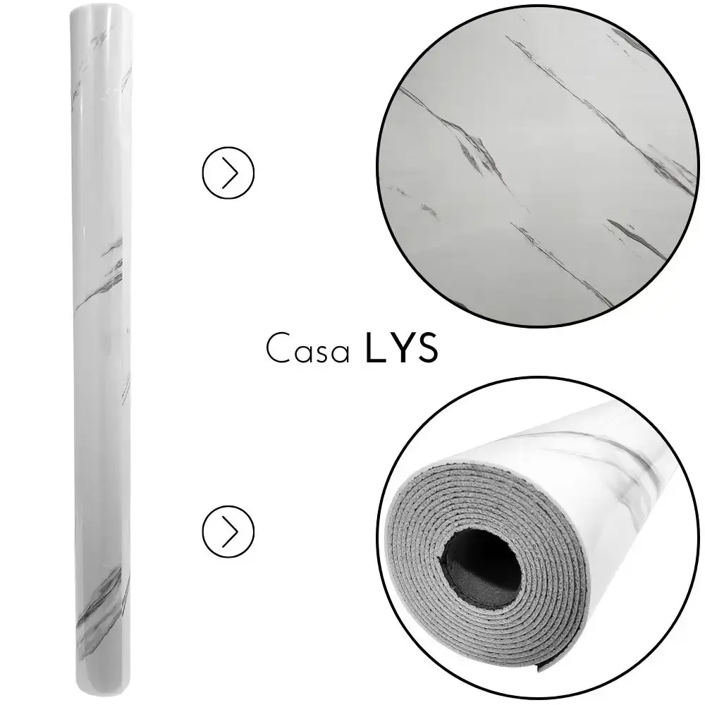 Papel de Parede Autoadesivo 3D Rolo de 1,2 x 3,0 Metros à Prova d’Água CASA LYS Preto — fotografia 4