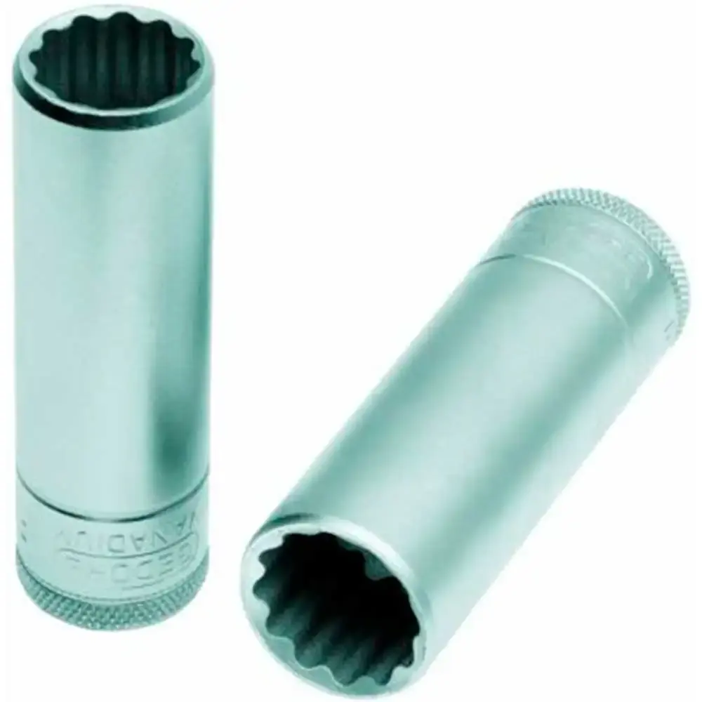 Soquete Longo Estriado 1/2 Pol X 27 mm 015711 GEDORE — fotografia de referência
