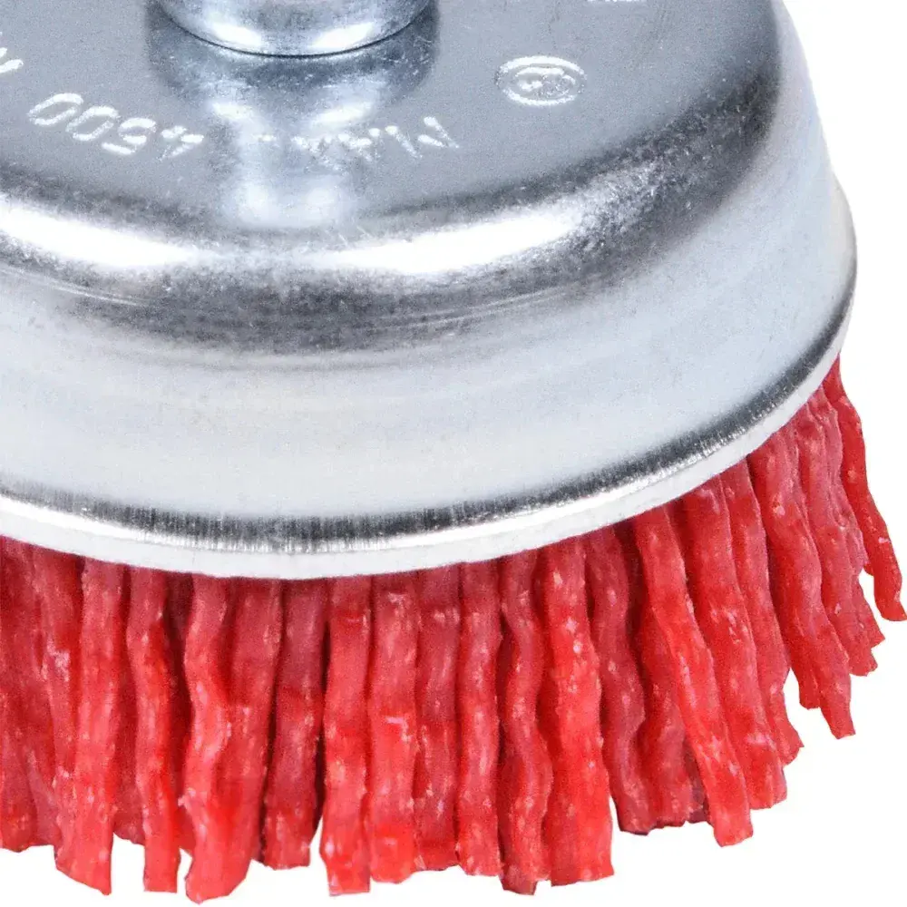 Escova copo nylon 2 com haste Worker — fotografia 10