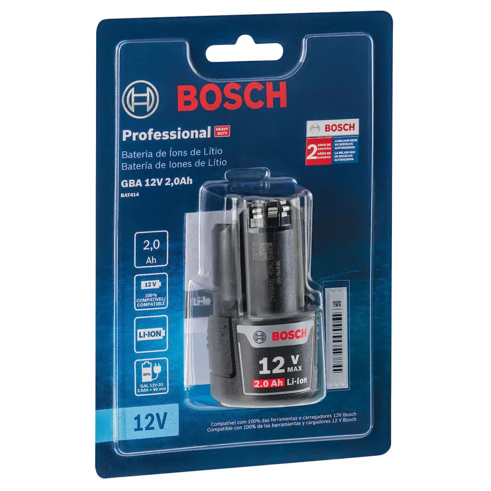 Bateria gba 12V 2,0 ah Bosch — fotografia 5