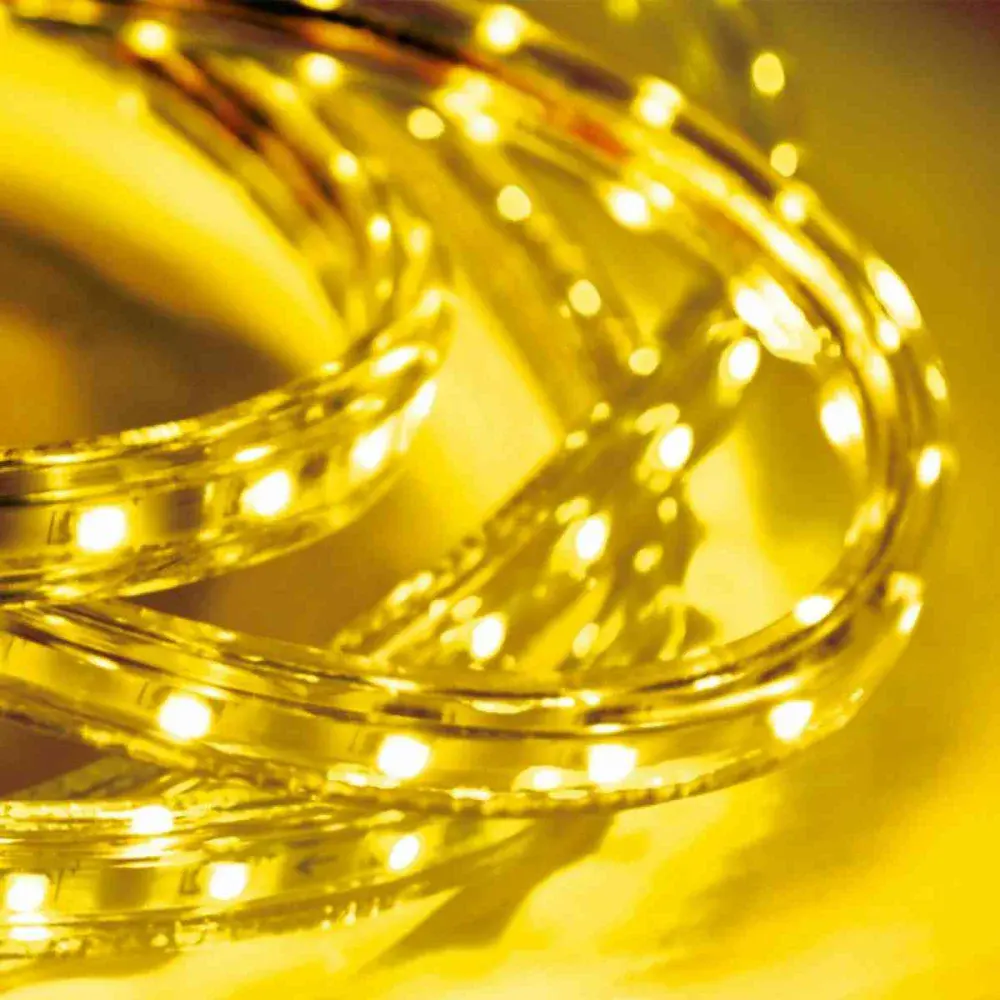 Fita led amarela 5W IP67 20M 127V Taschibra — fotografia de referência