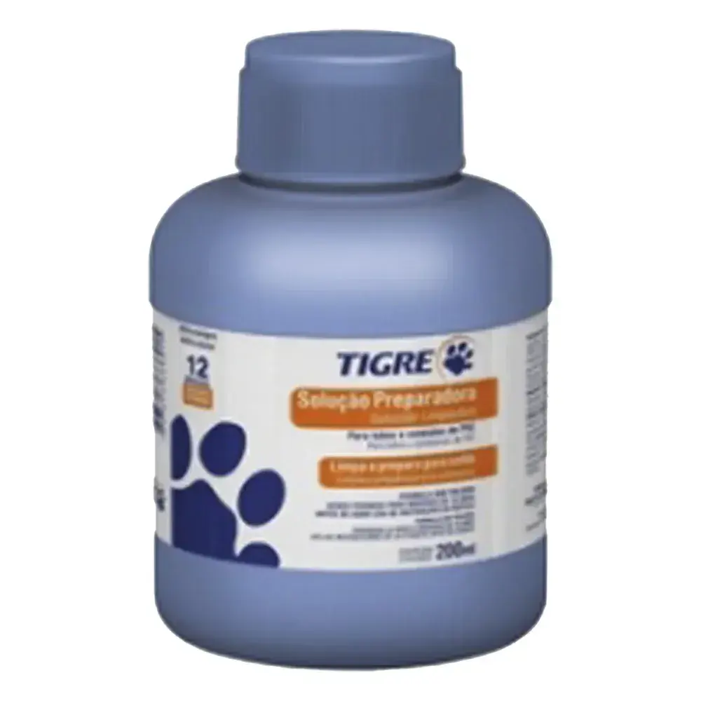 Solução limpadora Tigre frasco 200ML — fotografia de referência