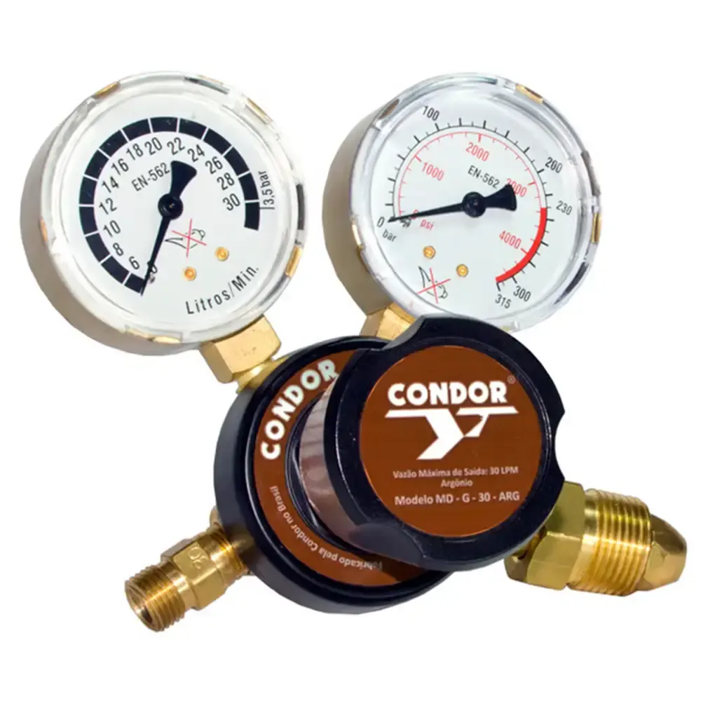 Regulador de pressão argônio MD G30 405117 Condor