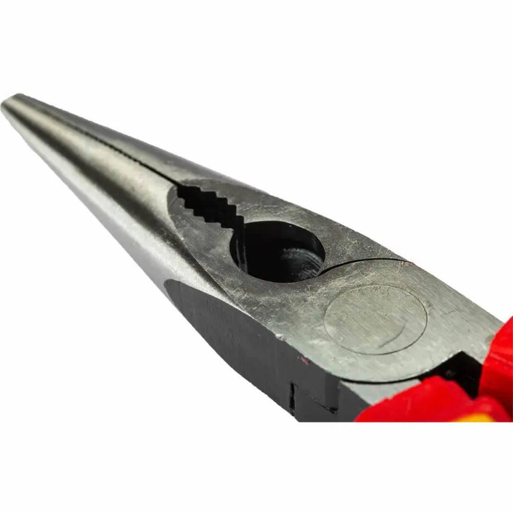 Alicate meia cana longo isolado vde 6” Sata — fotografia 3