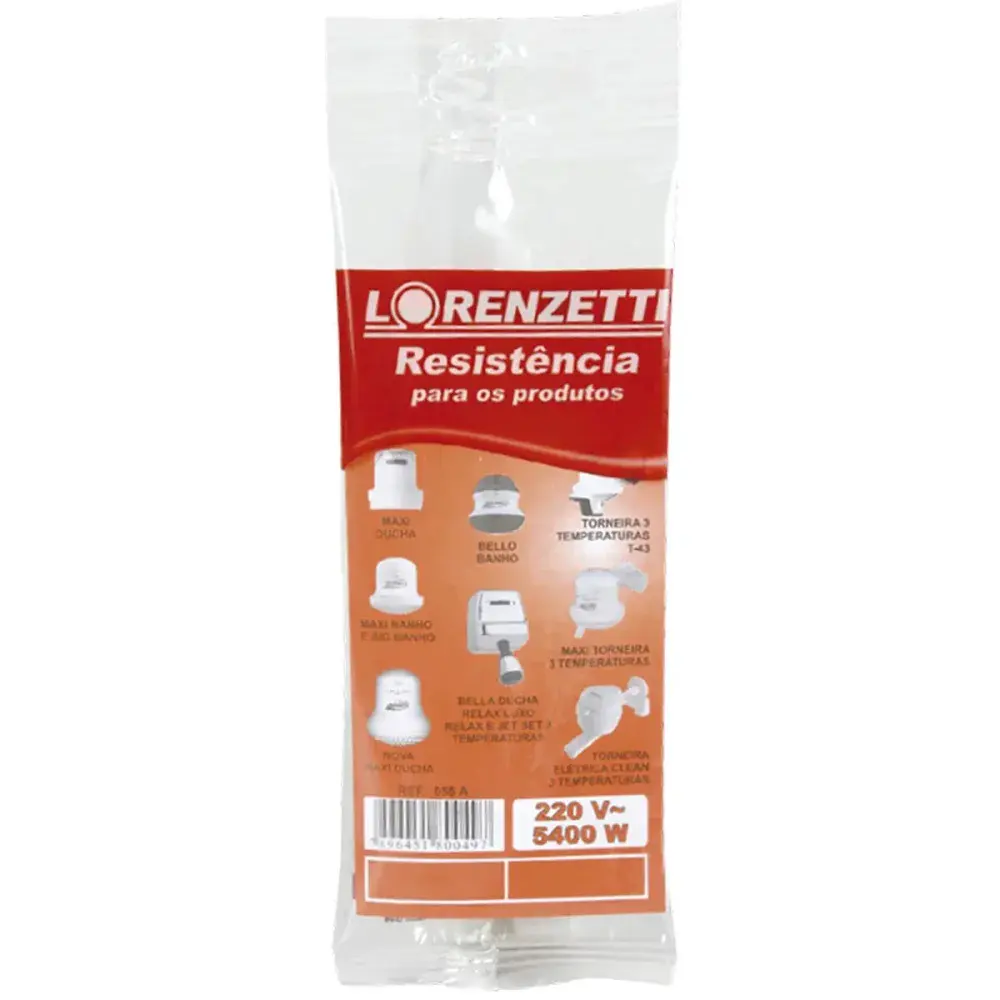 Resistência lorenzetti duchas aquecedor 220V 5500W — fotografia 2