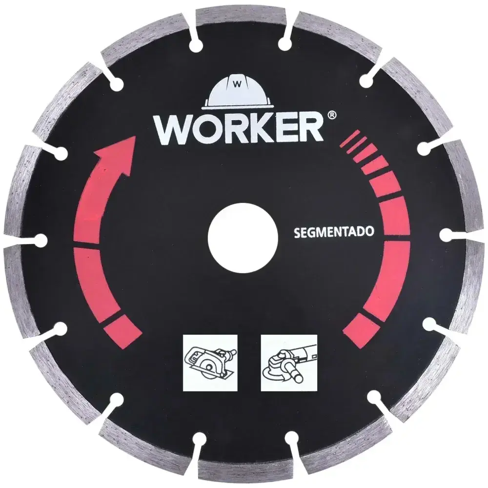 Disco diamantado segmentado 230MMX25,4MM da Worker — fotografia 4