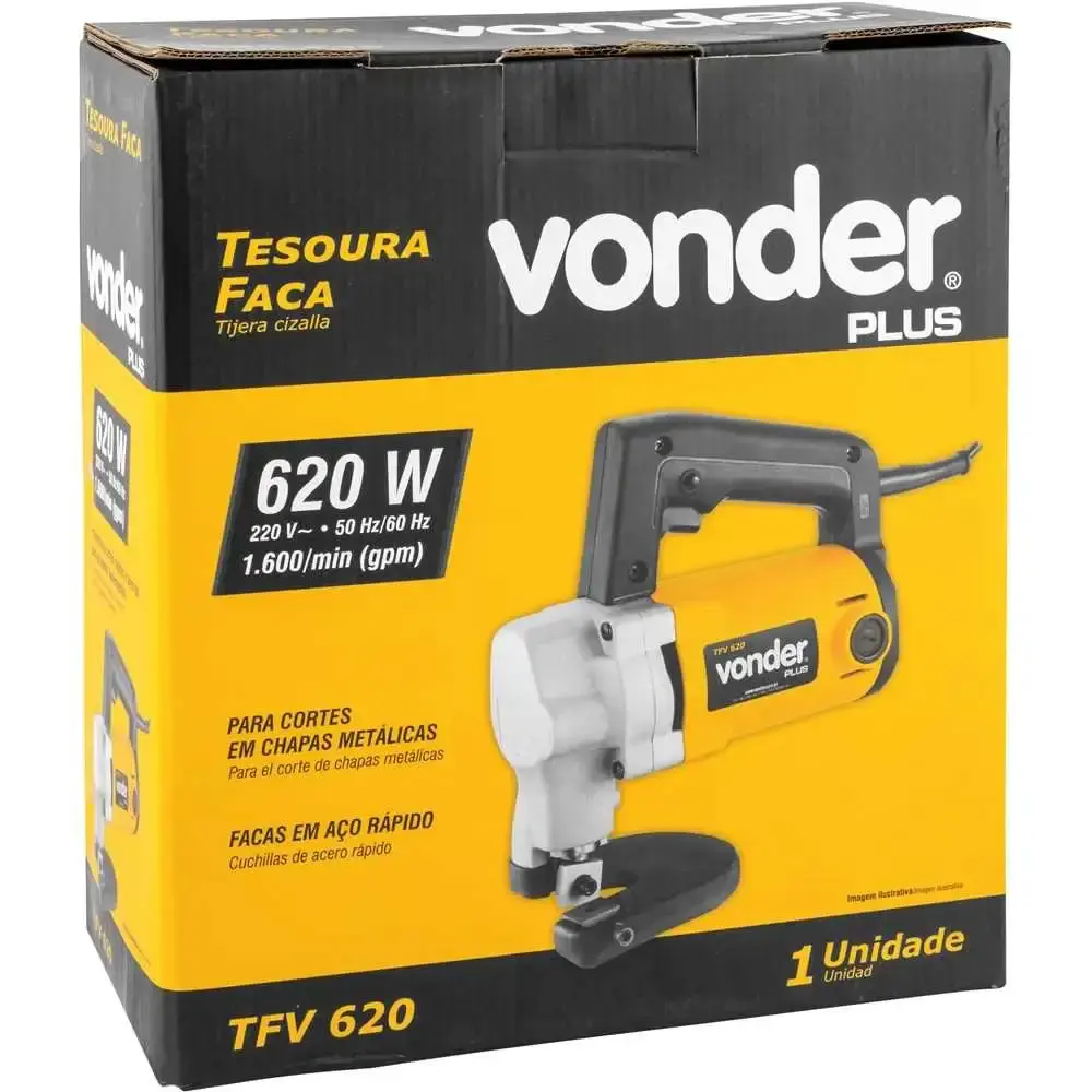 Tesoura faca 620 watts 110 volts TFV620 6001620110 Vonder — fotografia 2