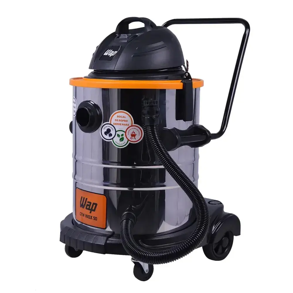 Aspirador de pó/água gtw inox 50 50L 1600W 220V Wap — fotografia 4