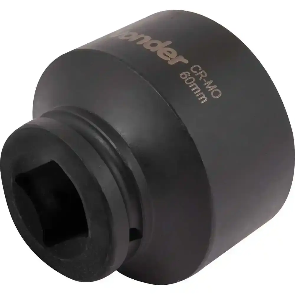 Soquete Sextavado Impacto Encaixe 3/4 polegada 60MM Cromado VONDER — fotografia 2