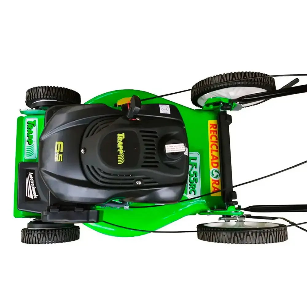 Cortador de grama gasolina 6.5 HP 4T roda alta LF-55RC Trapp — fotografia 3