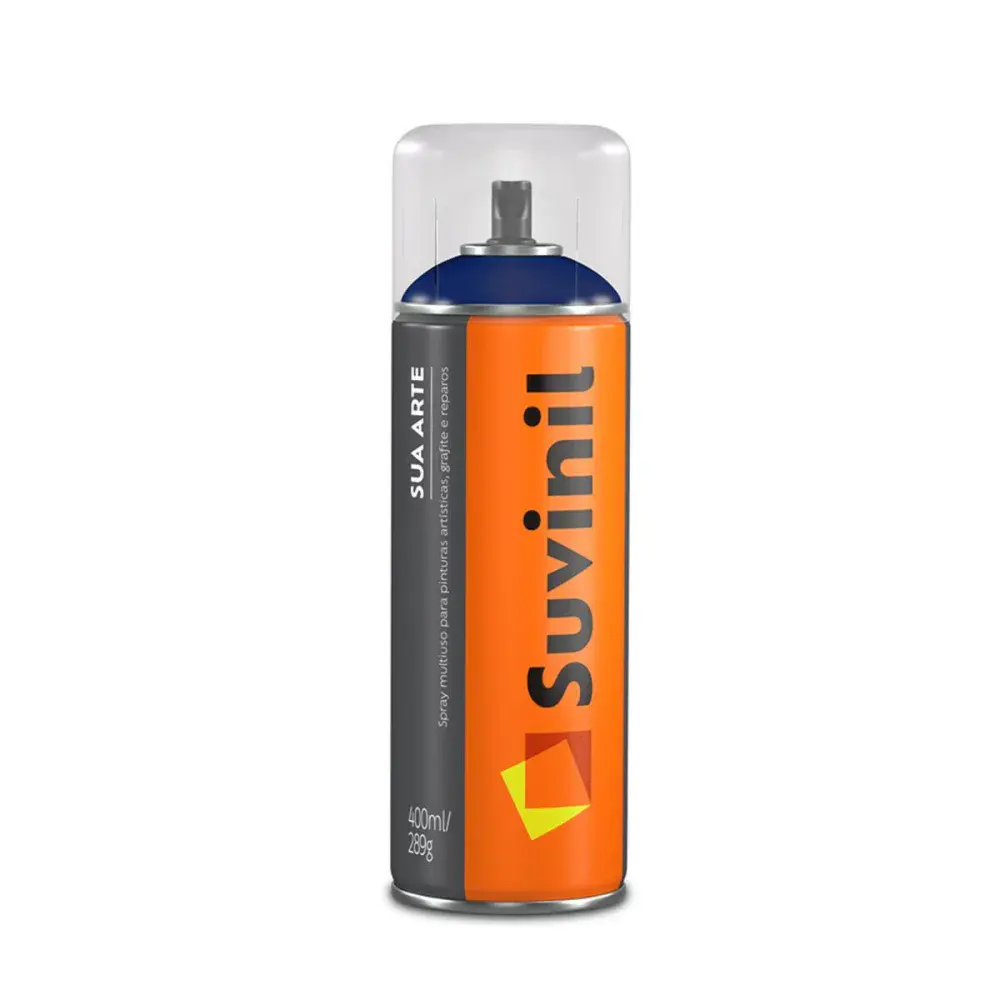 Tinta spray sua arte brilhante verde folha 400ML Suvinil — fotografia de referência