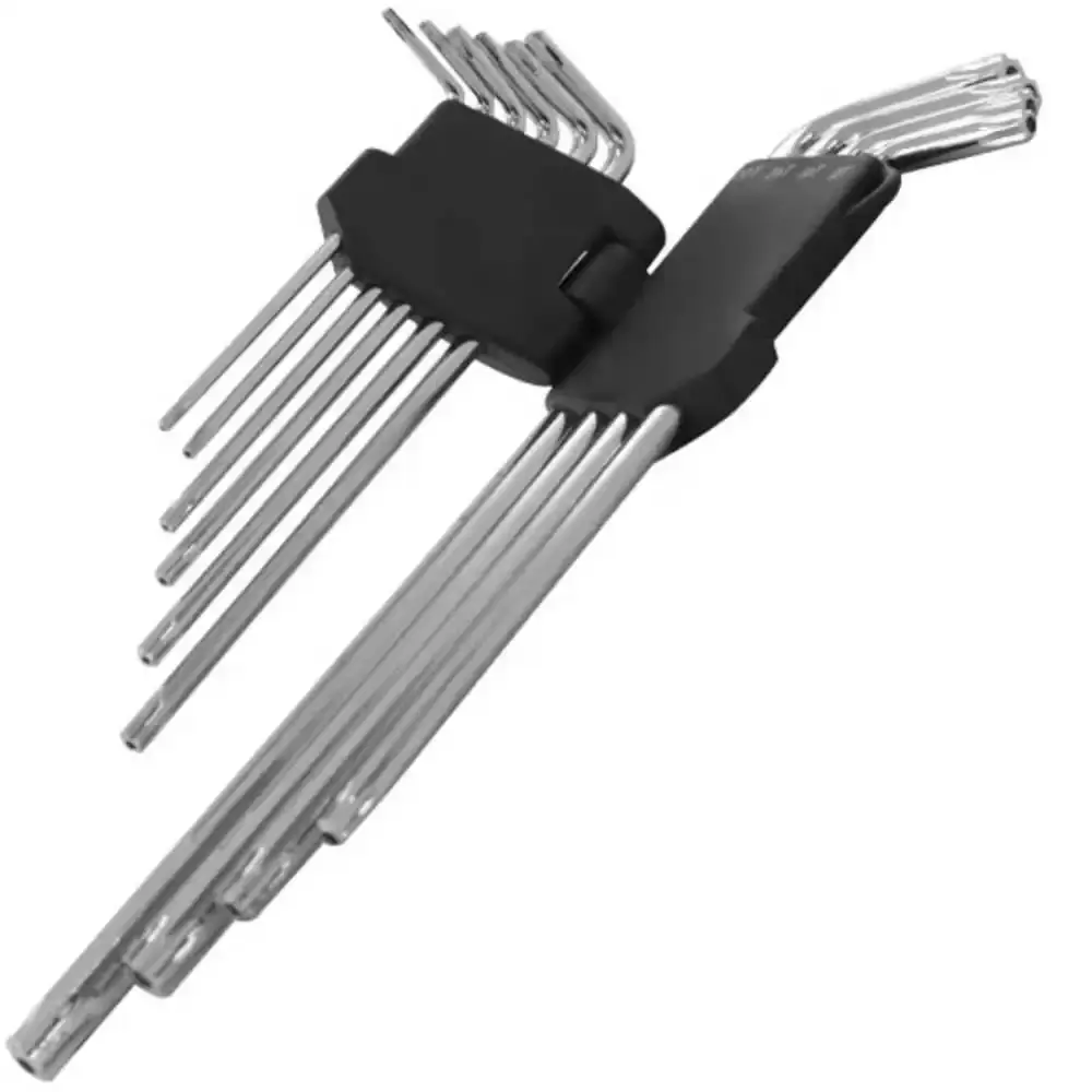 Jogo de chave torx longa T9 à T50 10 peças cr-v 2062 Western — fotografia de referência