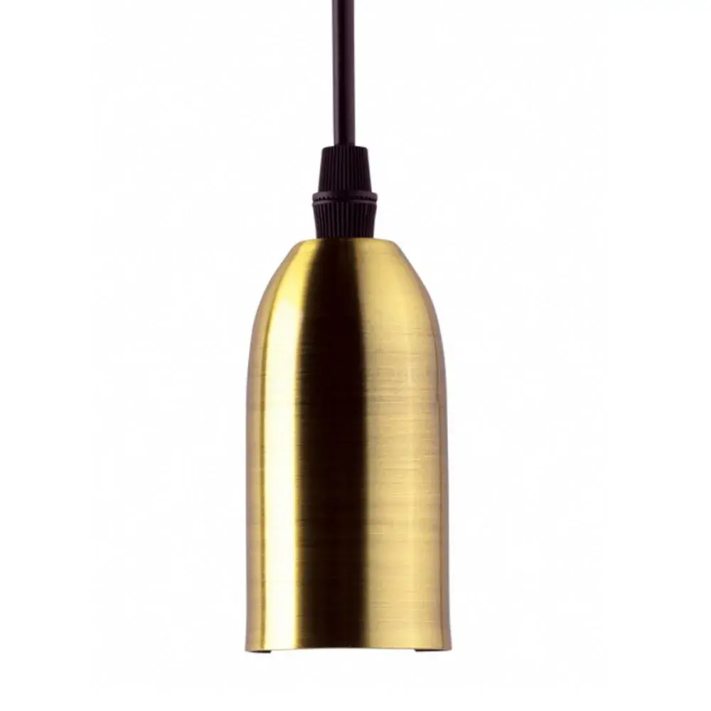 Pendente dot metal E27 40W vintage ouro Taschibra — fotografia de referência