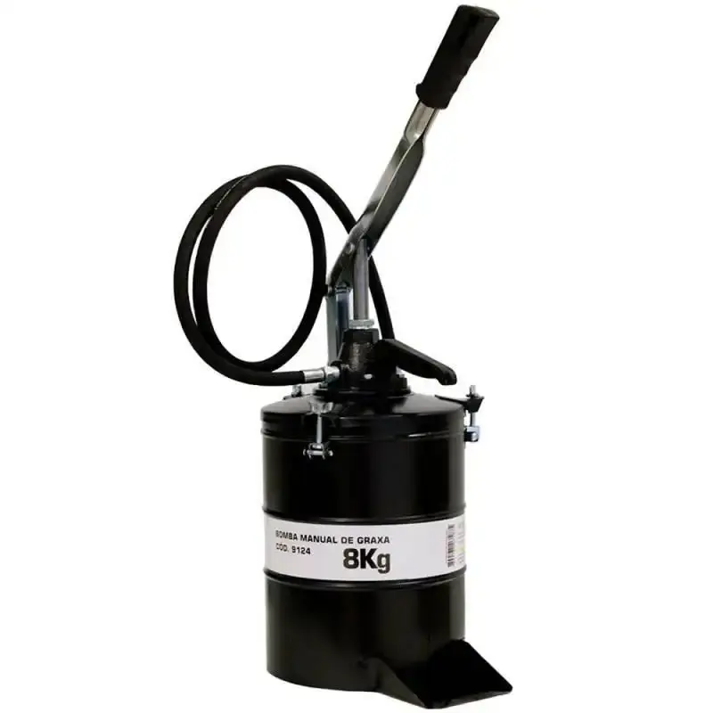 Bomba manual de alavanca para graxa 8KG com cabo emborrachado 9124 Bremen — fotografia de referência