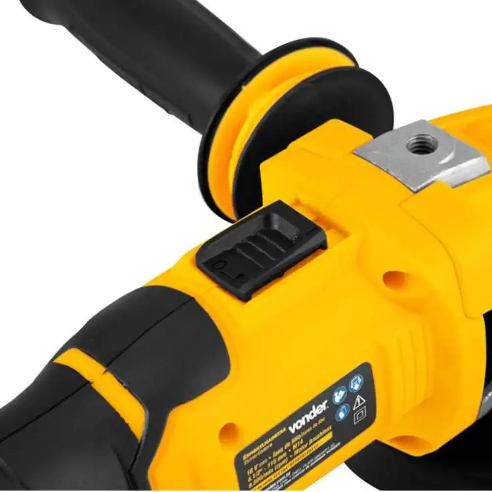 Esmerilhadeira 4.1/2POL 18V sem bateria e sem carregador IEV1847B Vonder — fotografia 7