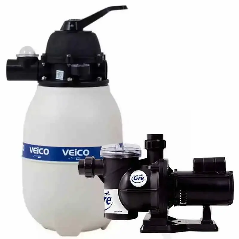 Filtro para Piscina até 30.000 Litros com Bomba 1/3 CV GRE by FLUIDRA Bivolt — fotografia de referência