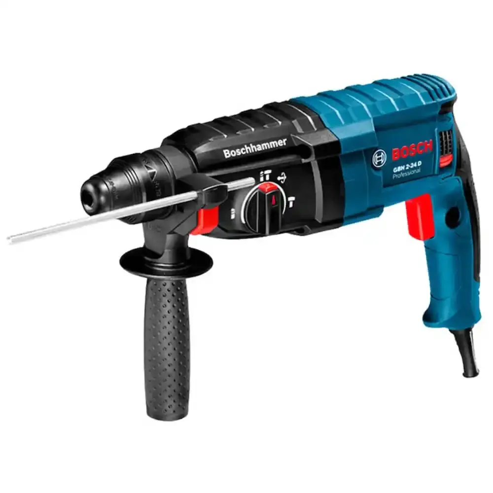 Martelete perfurador rompedor sds-plus 820W 2,7KG com maleta GBH 2-24D Bosch 110 V — fotografia 3