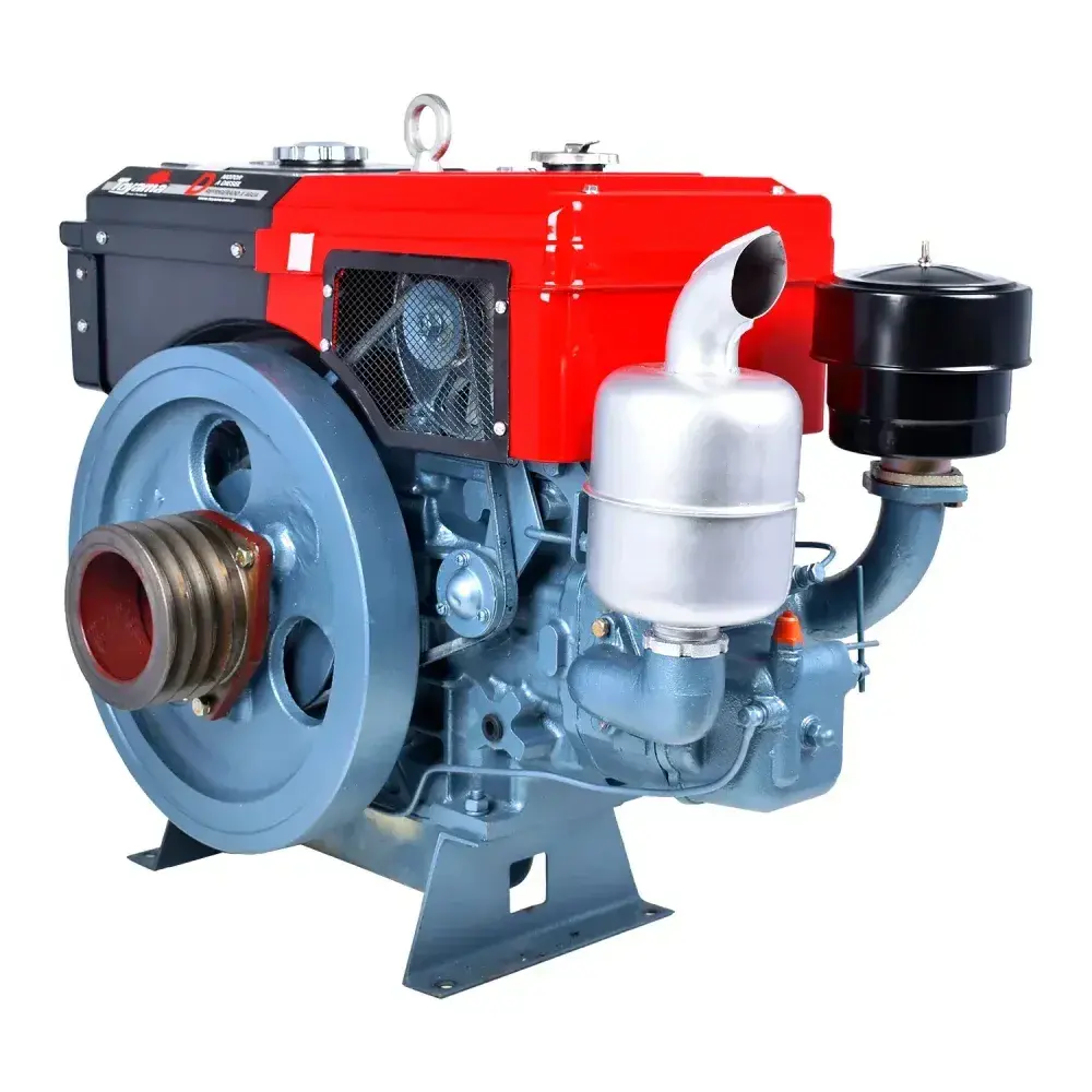 Motor a diesel refrigerado a água 16,5HP TDW18DR2 Toyama — fotografia 9