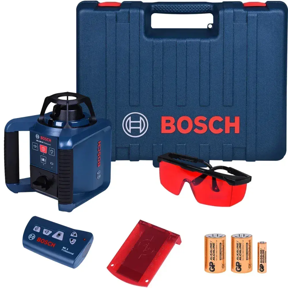 Nível a laser rotativo modelo grl 250HV 250M Bosch — fotografia 8