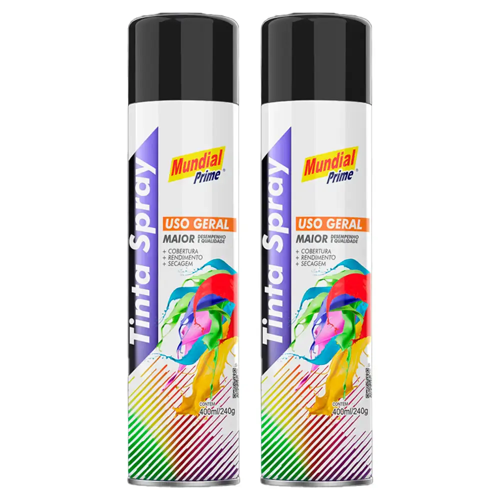 Tinta Spray Agricola Sub Grey 400 ml 02 Uni Mundial Prime — fotografia de referência