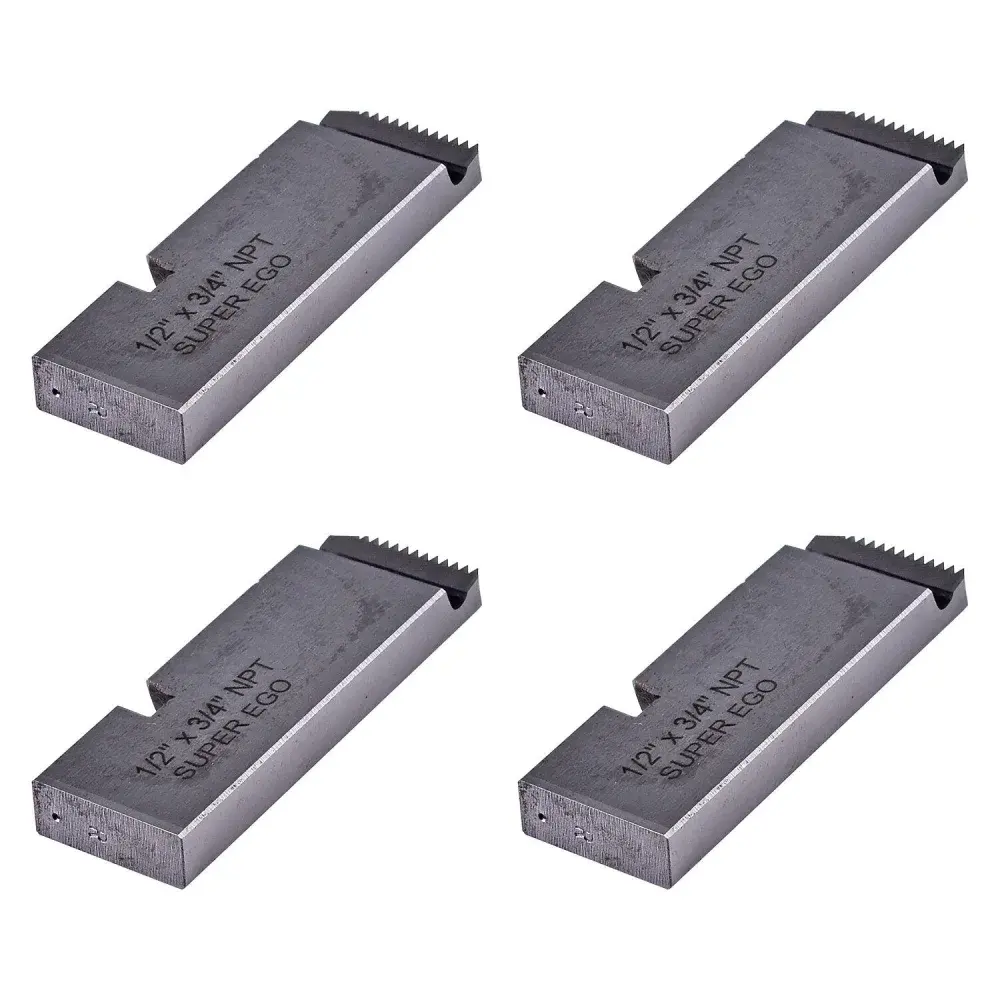 Kit cossinetes para rosqueadeira 1/2"-3/4" npt aço carbono linha super ego rothenberger — fotografia 4