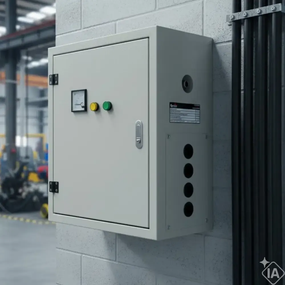 Painel ATS de transferência para geradores 40KVA trifásico 380V ATS40T380B Toyama — fotografia 5
