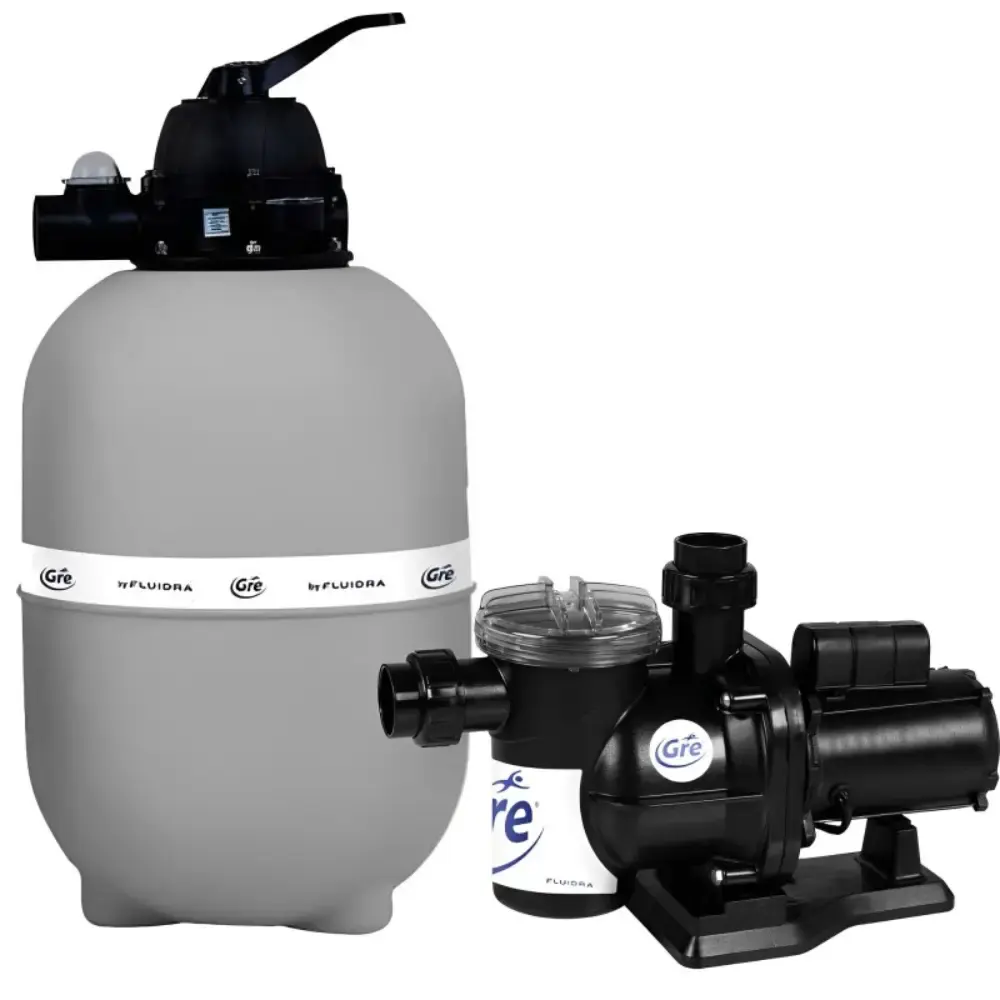 Filtro Piscina GRE200 com Bomba 1/4 CV Bivolt GRE by Fluidra