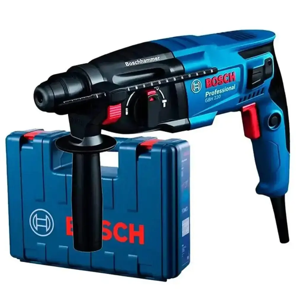 Martelete perfurador rompedor sds-plus 720W 2.3KG com maleta GBH 220 Bosch 220 V — fotografia de referência