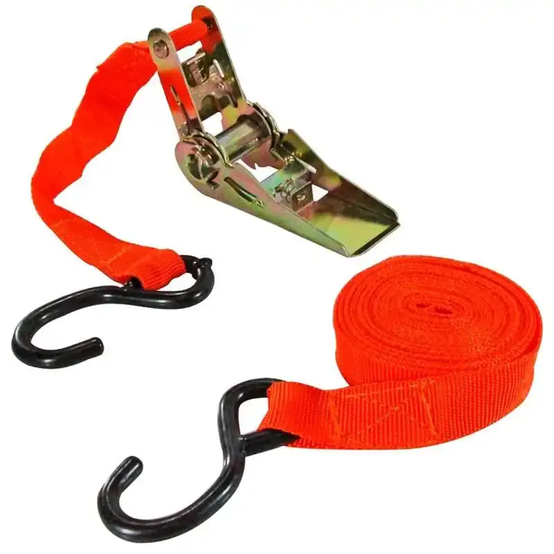 Cinta com Catraca para Amarração de Cargas até 100 KG 4.5 Metros x 2.5 CM F-15 WESTERN — fotografia de referência