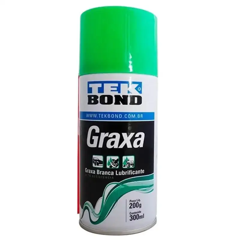 Graxa branca lubrificante spray 300 ML 21531000487 Tekbond