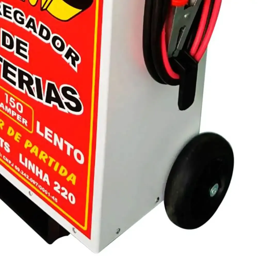Carregador de baterias 150A 12/24V com auxiliar de partida JTS 014 J.t.s — fotografia 6