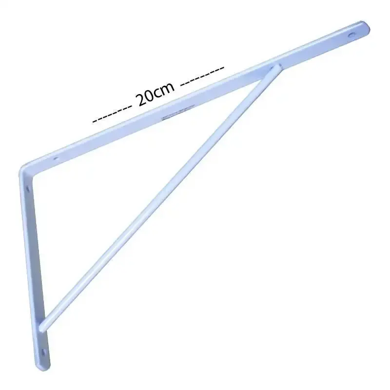 Cantoneira reforçada soldada branca 20 CM kit com 4 unidades extra — fotografia 3