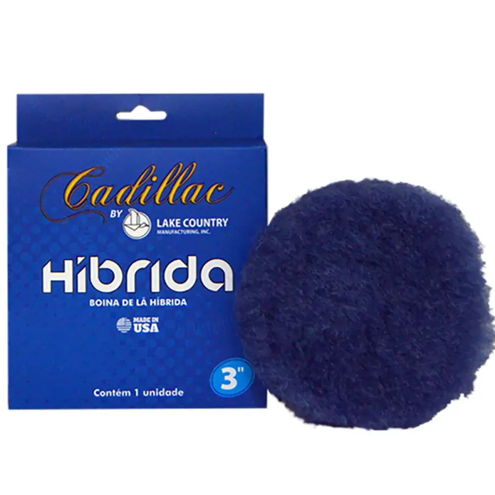 Boina de lã híbrida 3 azul Cadillac