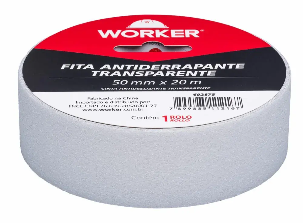 Fita antiderrapante 50MM x 20M transparente Worker — fotografia 2