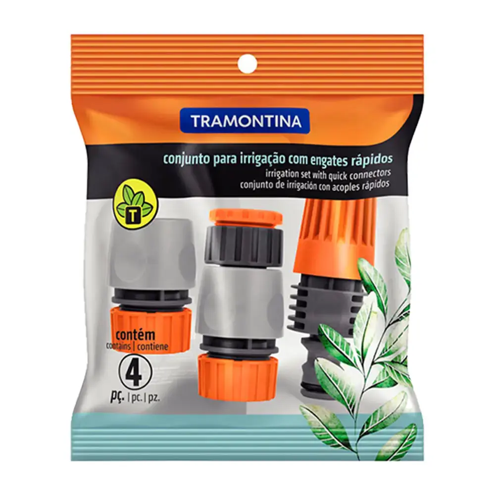 Conjunto Para Mangueira irrigação 4 Peças 78580/610 TRAMONTINA — fotografia 3