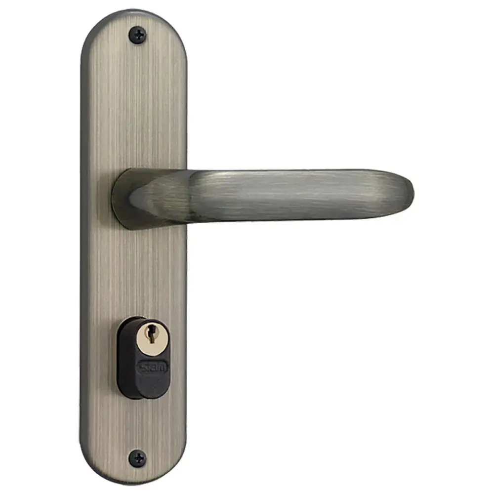 Fechadura banheiro Stam 824011 escovado alav