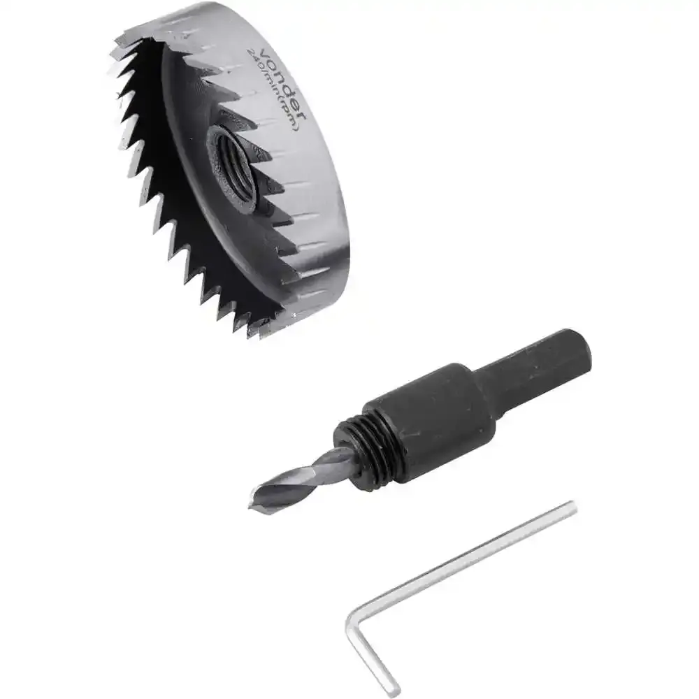 Serra copo aço rápido 53MM para inox Vonder — fotografia 5