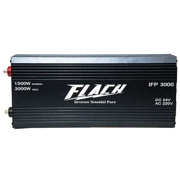 Inversor de tensão IFP3000-2 senoidal puro 24V/220V - Flach — fotografia de referência