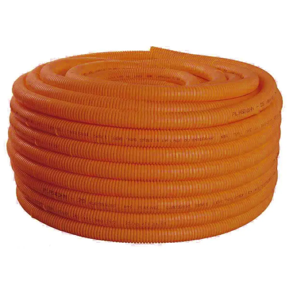 Eletroduto corrugado 32MM laranja 25 pçs Liege — fotografia de referência