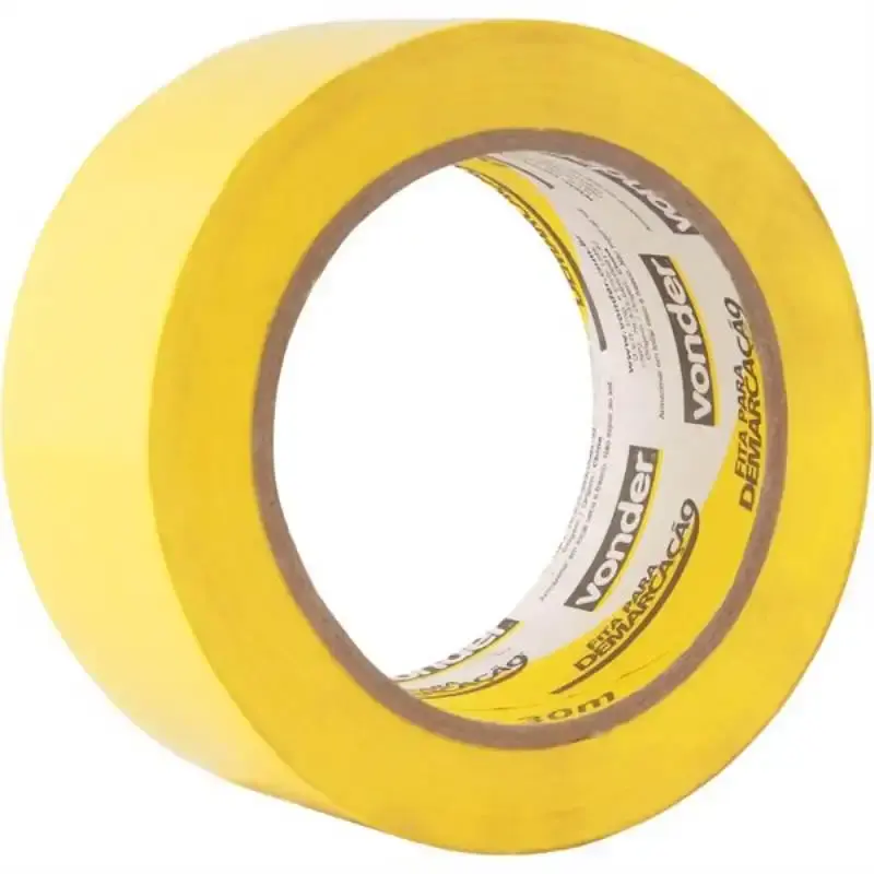 Fita para Demarcação de Solo AMARELA 48 MM x 30 Metros VONDER — fotografia 2