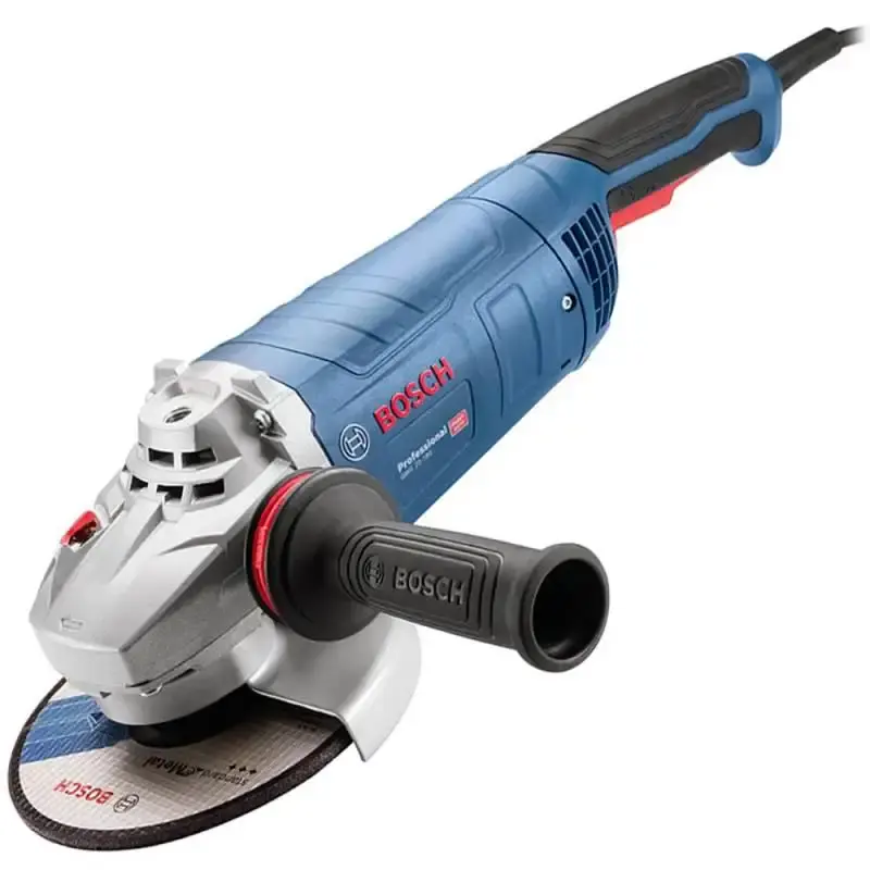 Esmerilhadeira angular 7 POL 2500W 18F3 GWS 25-180 220V com 3 discos Bosch 220 V — fotografia 2