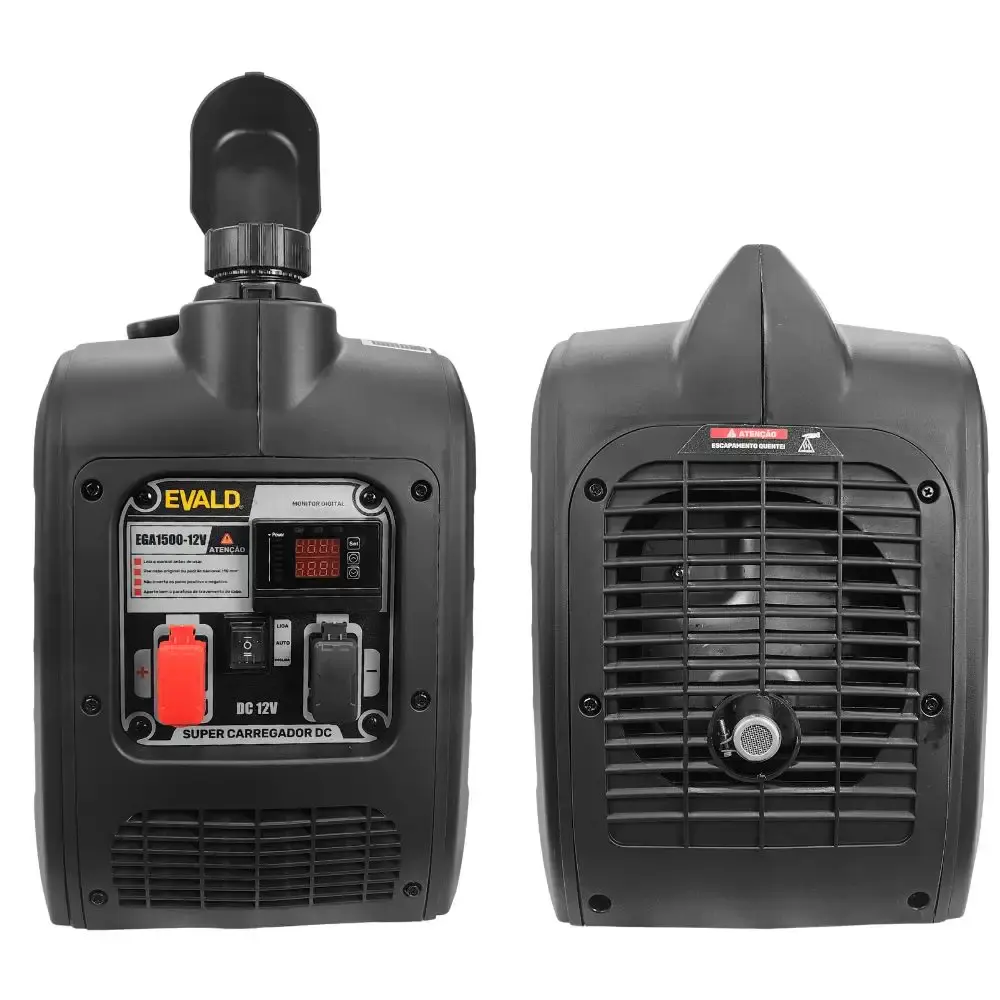 Gerador a gasolina automotivo para baterias 12V inteligente motorhome EGA1500-12V Evald — fotografia 7