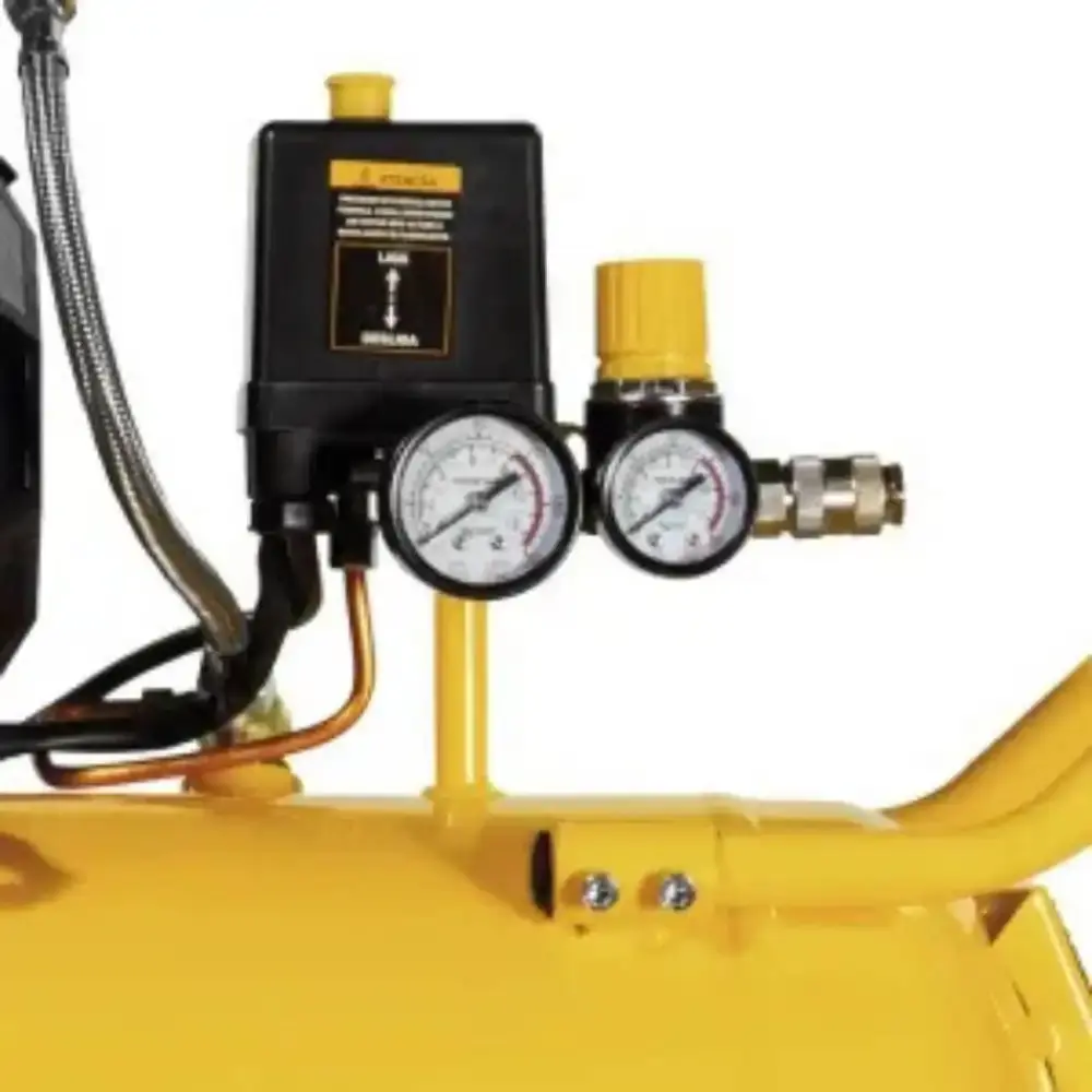 Compressor De Ar 2,5 hp 50 Litros Silencioso 9,1 Pés Isento de Óleo 1012303 110V TEKNA — fotografia 4