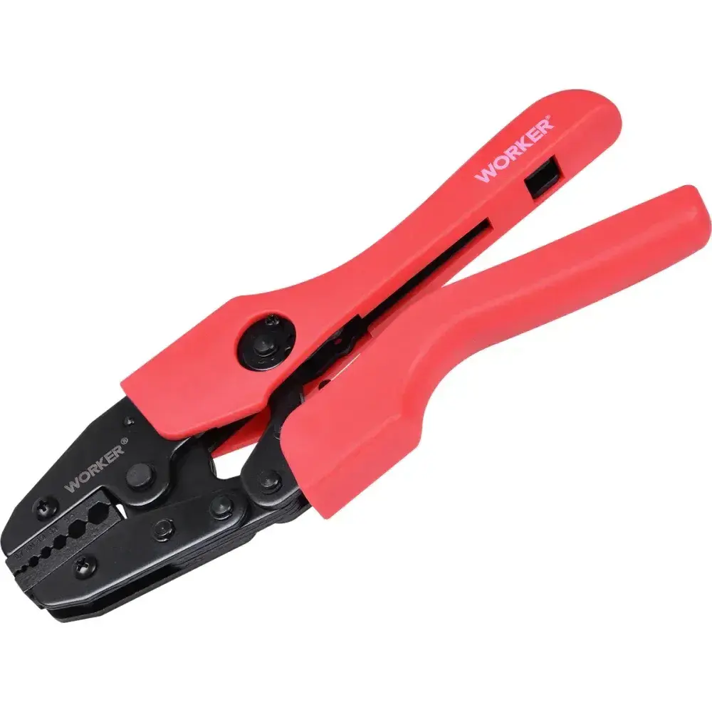 Alicate crimpador para cabos coaxiais 2,5-33,5MM² Worker — fotografia 7
