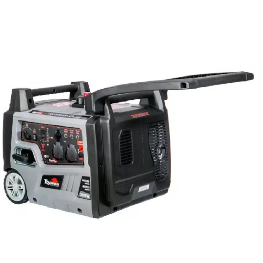 Gerador energia portátil à gasolina 3,5 KVA silencioso partida manual TG3500I Toyama 220 V — fotografia 3